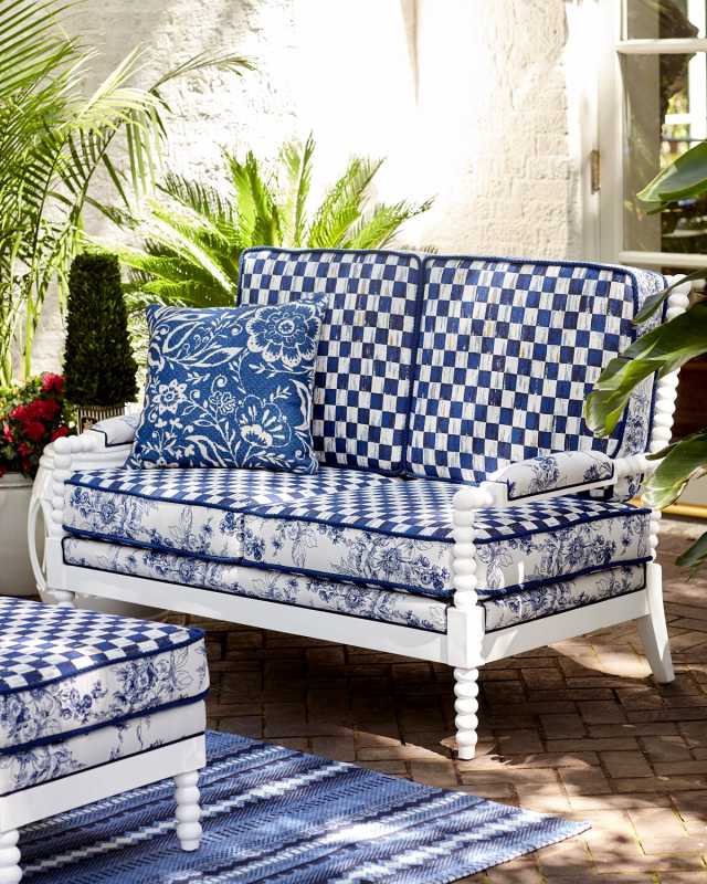Indigo Villa Outdoor Settee